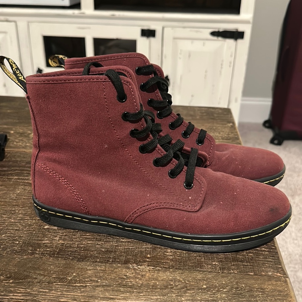 Dr. Martens Red High Tops